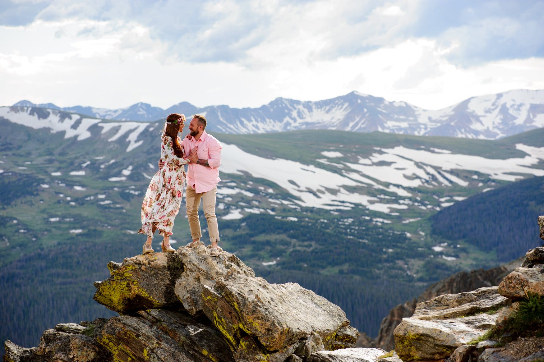 Rocky Mountain Engagement Photos