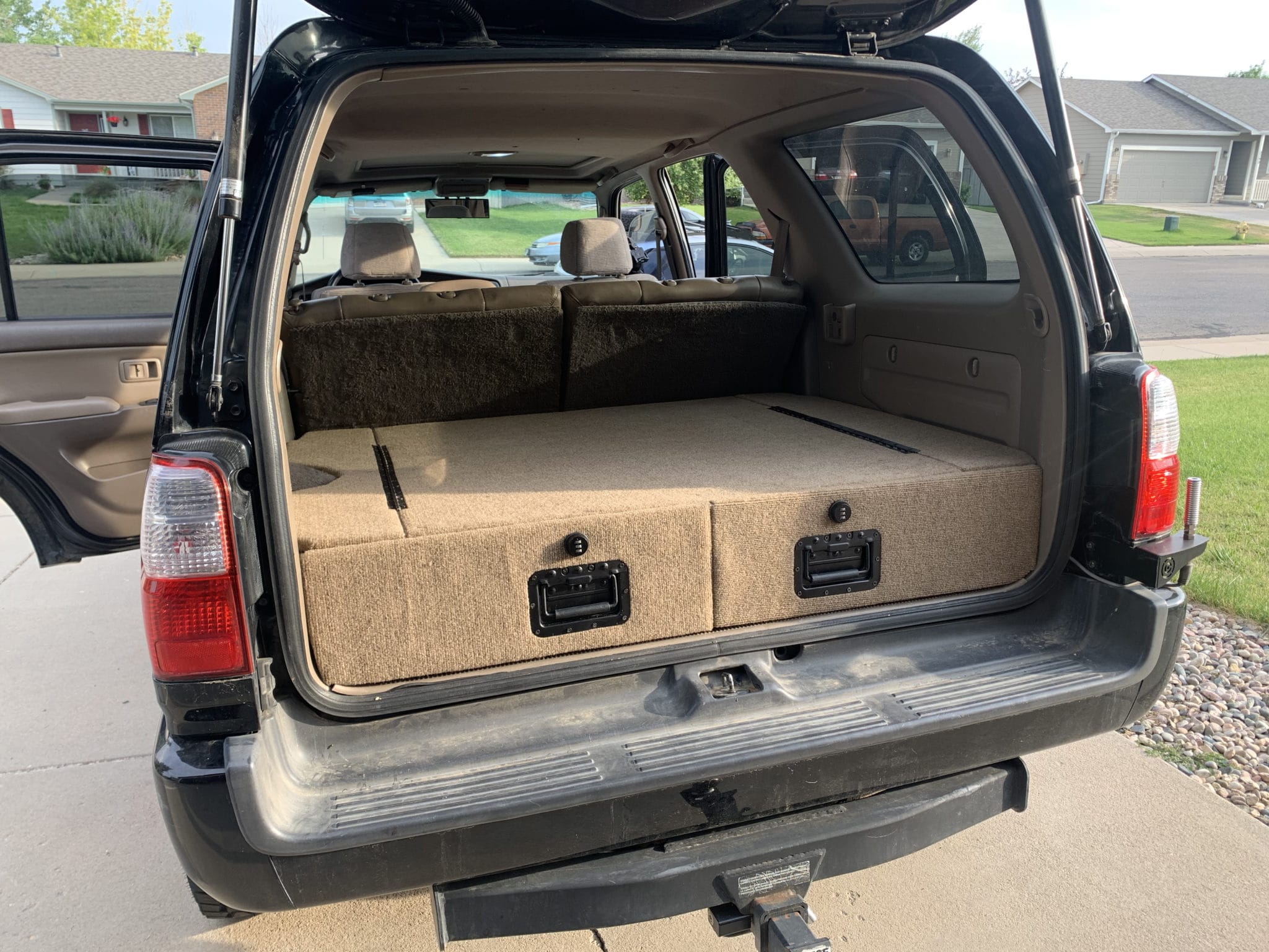 How to build a 4runner Sleeping and Storage area | Fort Collins Wedding ...